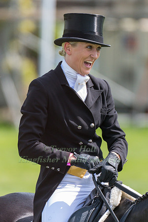 Lissa Green (GBR) riding Malin Head Clover in the Dressage phase  of  the 2017 Mitsubishi Motors  Badminton Horse Trials