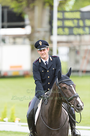 Pietro Sandei (ITA) riding Mouse  in the Dressage phase  of  the 2017 Mitsubishi Motors  Badminton Horse Trials