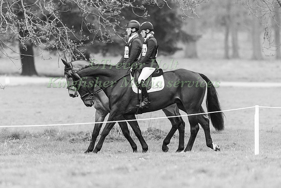 Izzy Taylor and Oliver Townend head for Dressage