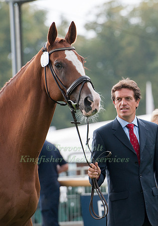Kai Ruder (GER) and Gryffindor at the 1st horse inspection