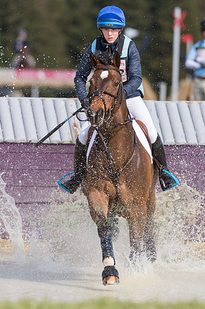 HELEN BATES (GBR) AND GELUK G