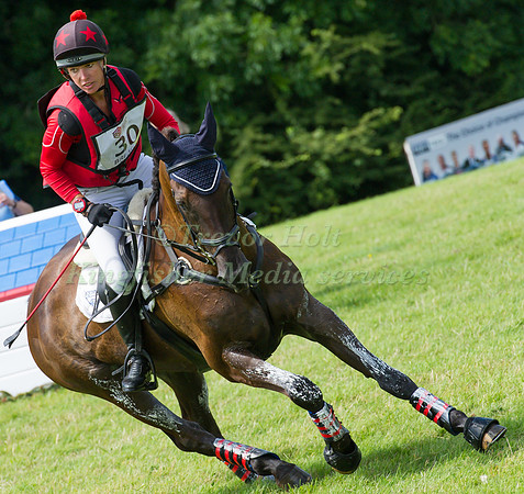 FIONA BREACH (GBR) RIDING DRUMHOWAN BLACK MAGIC