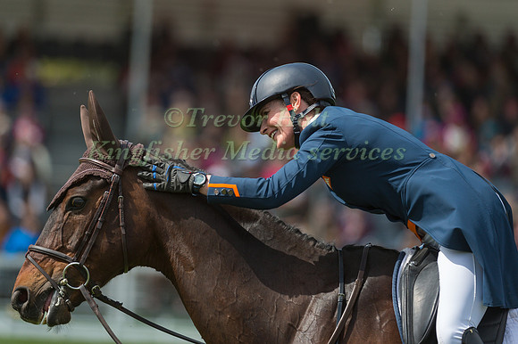 Alice Naber-Lozeman (NL) riding ACSI Harry Belafonte in the Dressage phase  of  the 2017 Mitsubishi Motors  Badminton Horse Trials