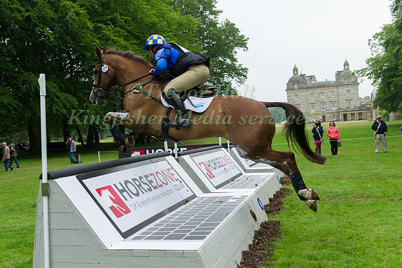 Mary  Lofthouse (GBR) riding  Quizzical II