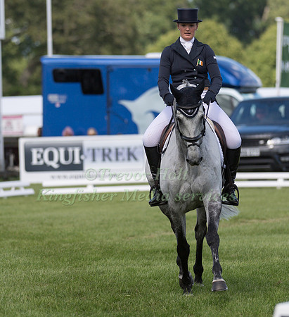 ELIZABETH POWER (IRL) AND SOLDOUN TAKING PART IN THE DRESSAGE PHASE OF THE  CCI THREE STAR COMPETITION AT THE 2017 EQUI-TREK BRAMHAM INTERNATIONAL HORSE TRIALS