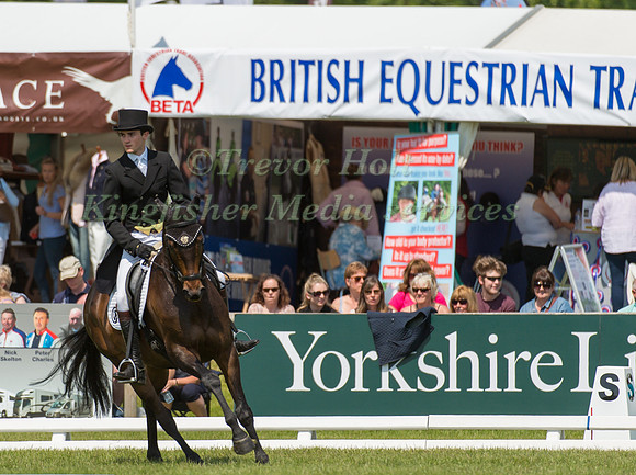 Charlie Clover (GBR) riding A Pair Of Monkeys