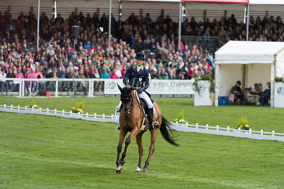 Michael Jung (GER) riding La Biosthetique Sam FBW in the Dressage phase  of  the 2017 Mitsubishi Motors  Badminton Horse Trials