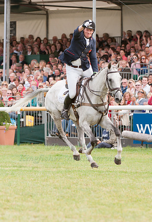 Oliver Townend and Carousel Quest Celebrating