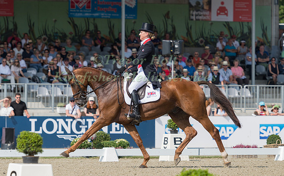 Kristina Cook (GBR) and Billy the Red