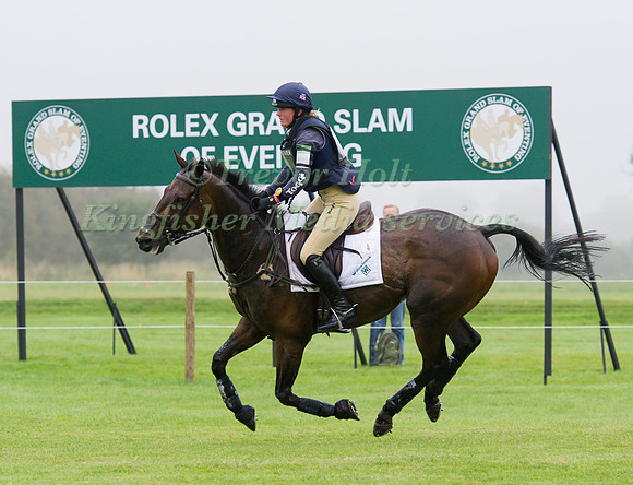 Piggy French, (GBR) riding Westwood Mariner competing in the Cross Country Phase