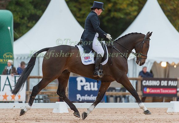 Lucy Wiegersma of Great Britain riding Mr Chunky