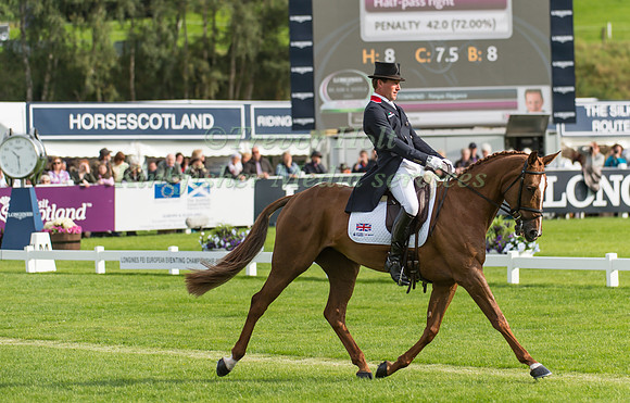 Oliver Townend of Great Britain riding Fenyas Elegance