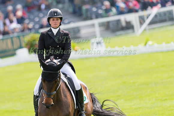 Hannah Sue Burnett (USA) riding Harbour Pilot in the Dressage phase  of  the 2017 Mitsubishi Motors  Badminton Horse Trials