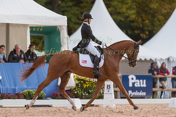 Katie Ruppel of the United States of America riding Houdini