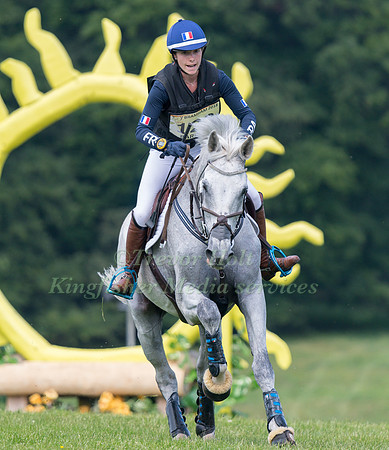 MARIE CAROLINE  BARBIER (FRA) AND PICASSO D'OREAL TAKING PART IN