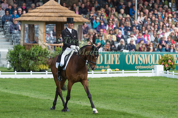 Mark Todd (NZL) riding NZB Campino in the Dressage phase  of  the 2017 Mitsubishi Motors  Badminton Horse Trials