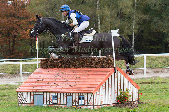 Kirsty Johnston of Great Britain riding Opposition Detective