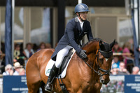 BEN HOBDAY (GBR) AND MULRYS ERROR TAKING PART IN THE DRESSAGE PHASE OF THE  CCI THREE STAR COMPETITION AT THE 2017 EQUI-TREK BRAMHAM INTERNATIONAL HORSE TRIALS