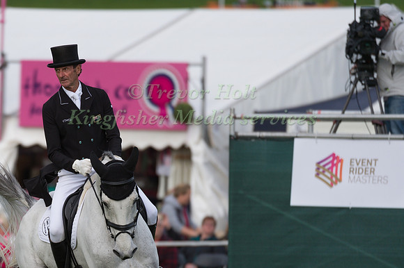 MARK  TODD (NZL) RIDING  KILTUBRID RHAPSODY COMPETING IN THE  DRESSAGE PHASE OF THE  CIC THREE STAR COMPETITION AT THE  2017 DODSON AND HORRELL  CHATSWORTH INTERNATIONAL HORSE TRIAL.
