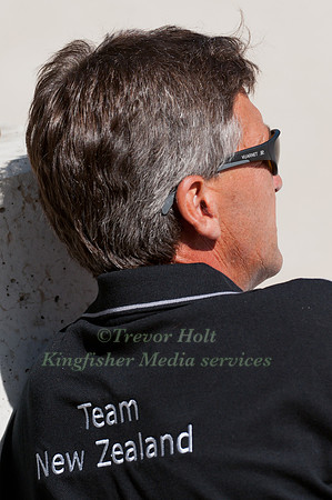 Andrew Nicholson Warching the Dressage
