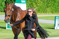 CAMILLA  KRUGER (ZIM) AND BIARRITZ II AT THE FINAL HORSE INSPECTION OF THE EQUI-TREK CCI-L4* COMPETITION AT THE 2019  EQUI-TREK BRAMHAM INTERNATIONAL HORSE TRIALS.