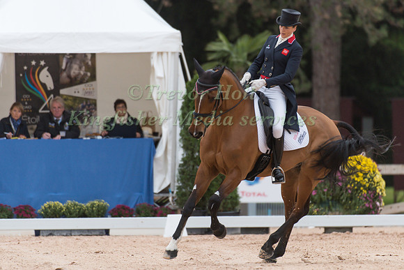 Sara Bullimore of Great Britain riding Valentino V