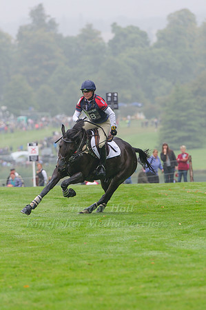 Kerry Varley (GBR) riding Bluestone Luke competing in the Cross Country Phase