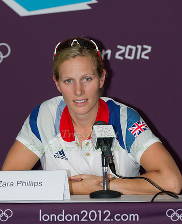 Zara Phillips at the Pre-Competition Press Conference