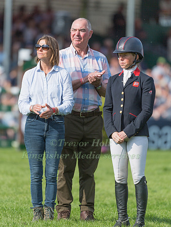 Ros Canter with owners Michelle and Archie Saul