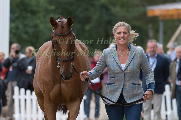 KRISTINA COOK (GBR) AND BILLY THE RED