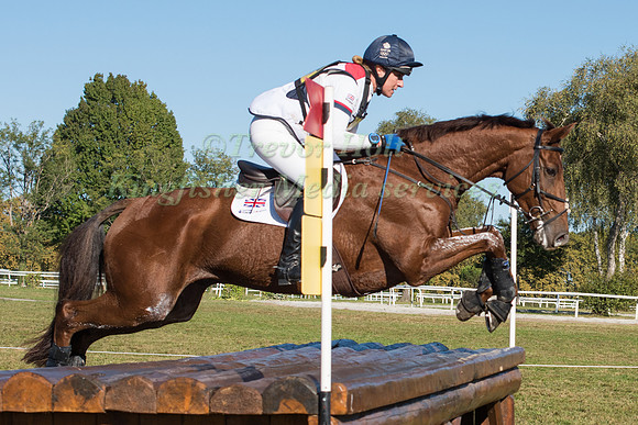 Kristina Cook (GBR) riding Billy The Red
