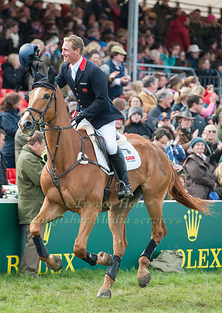 Oliver Townend and Armada on their lap of Honour