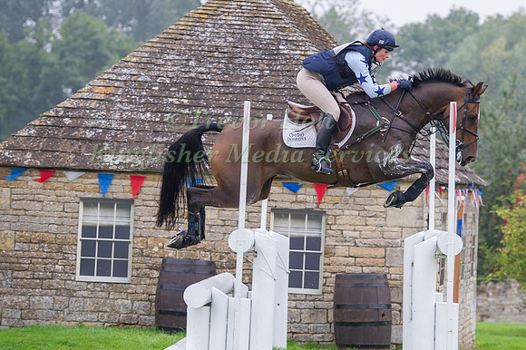 Sophie Jenman (GBR) riding Geronimo competing in the Cross Country Phase