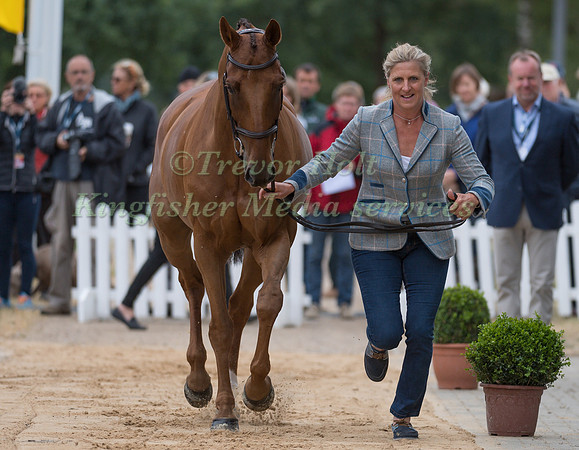 KRISTINA COOK (GBR) AND BILLY THE RED