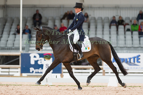 Camilla Speirs (IRL) riding Portersize Just a Jiff