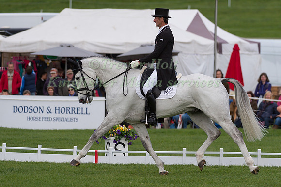 MARK  TODD (NZL) RIDING  KILTUBRID RHAPSODY COMPETING IN THE  DRESSAGE PHASE OF THE  CIC THREE STAR COMPETITION AT THE  2017 DODSON AND HORRELL  CHATSWORTH INTERNATIONAL HORSE TRIAL.