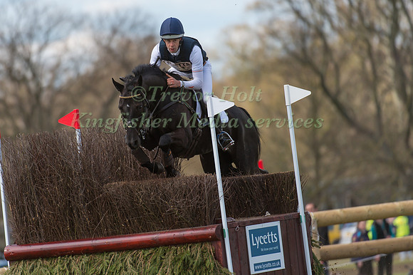 Christopher  Burton (AUS) riding Santano II