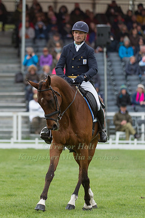 Joris Vanspringel (BEL) riding Lully Des Aulnes in the Dressage phase  of  the 2017 Mitsubishi Motors  Badminton Horse Trials
