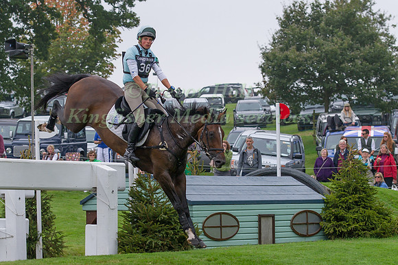 Izzy Taylor (GBR) riding KBIS Briarlands Matilda competing in the Cross Country Phase