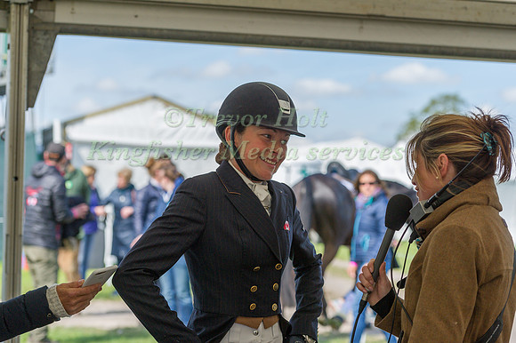 Kathryn Robinson being interviewed by Piggy French