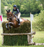 Piggy French  riding Obos Cooley