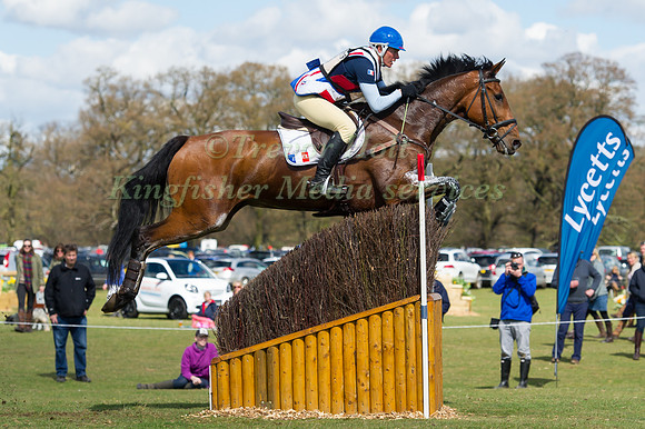 Helene  Vattier (FRA) riding Quito De Baliere