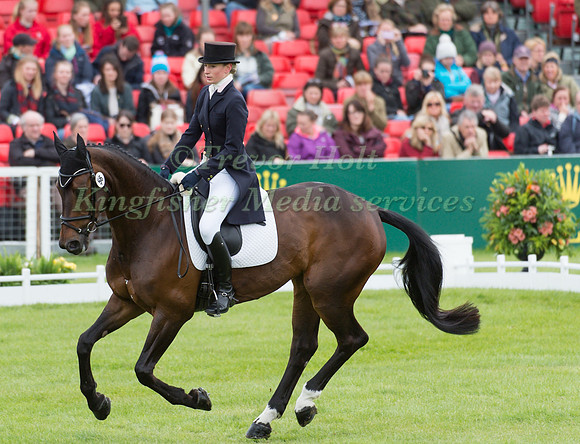 Rose Carnegie (GBR) riding Landine