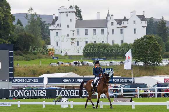Theo Van De Vendel of the Netherlands riding Zindane