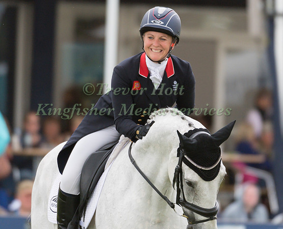 GEMMA TATTERSALL (GBR) AND QUICKLOOK V TAKING PART IN THE DRESSAGE PHASE OF THE  CCI THREE STAR COMPETITION AT THE 2017 EQUI-TREK BRAMHAM INTERNATIONAL HORSE TRIALS
