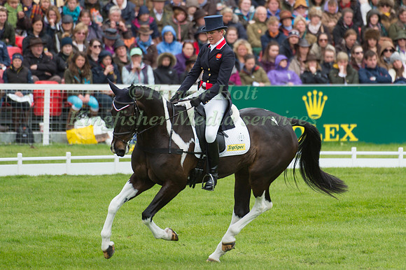 Nicola Wilson (GBR) riding Beltane Queen