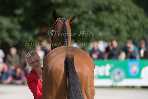 GEORGIE STRANG (GBR) AND COOLEY EARL AT THE EQUI-TREK CCI *** FINAL HORSE INSPECTION OF THE 2017 BRAMHAM INTERNATIONAL HORSE TRIALS