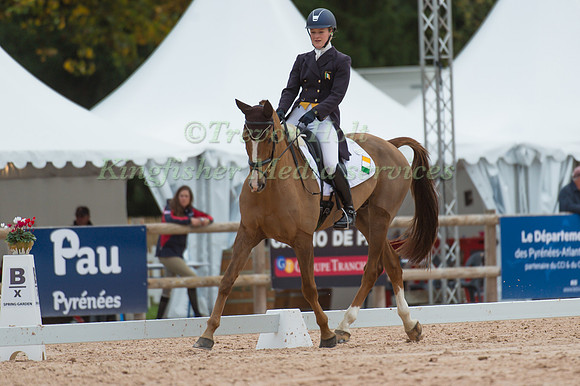 Clare Abbott of Ireland riding Euro Prince