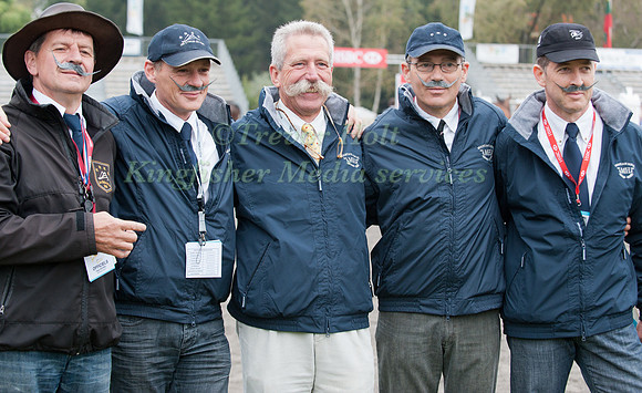 Christian Aschard  and Look alikes at the Final Trot Up