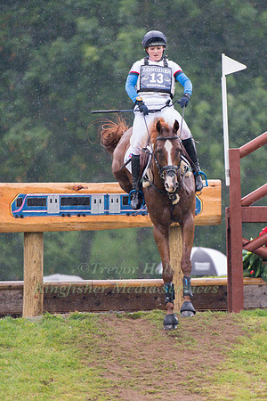 Holly Woodhead of Great Britain riding DHI Lupison